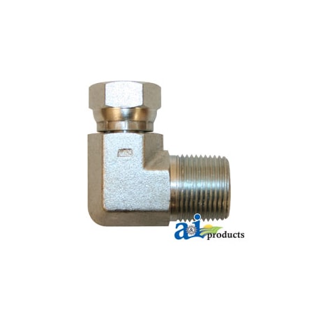 A & I Products 90 Degree Female NPT Swivel X Male NPT Adapter 3.75 x4 x2.75 A-43B24